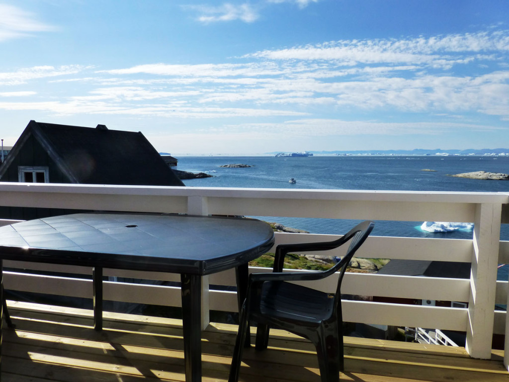 Terrasse med grill